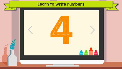 Screenshot 20: Tracing Letters and Numbers -