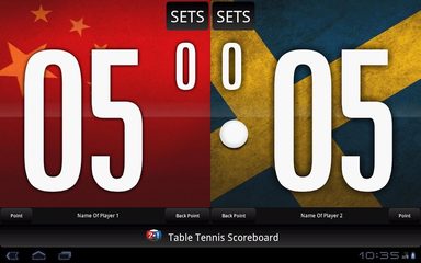Screenshot 5: Table Tennis Scoreboard