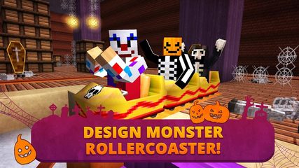 Screenshot 2: Scary Theme Park Craft: Spooky Horror Zombie Games