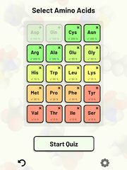 Screenshot 8: Amino Acid Quiz