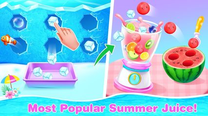 Screenshot 2: Blendy Juicy Simulation - Kids Summer Drinks