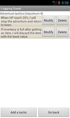 Screenshot 6: Logging Quest