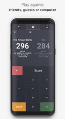 Screenshot 1: King of Darts scoreboard app