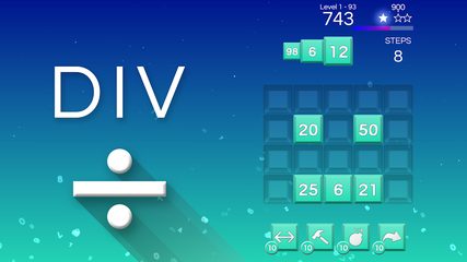 Screenshot 1: DIV Number Puzzle game