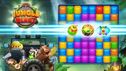 Screenshot 1: Jungle Blast - Jewels Crush