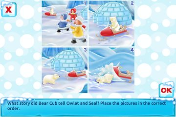 Screenshot 4: Polar Bear Cub - Fairy Tale with Games Free