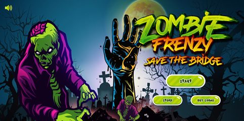 Screenshot 1: Zombie Frenzy - Squash, Crush & Zap Zombies