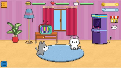 Screenshot 1: Fluffy Pixels - Virtual Pet