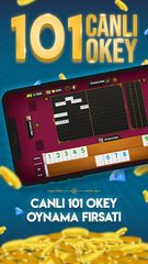 Screenshot 1: 101 Okey Canlı