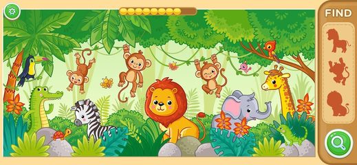 Screenshot 2: Hidden Animals: Games for kids