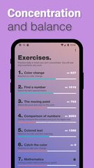 Screenshot 1: Reflex: Reaction training, concentration & memory