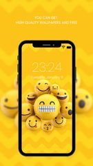 Screenshot 1: Cute Emoji Wallpaper HD