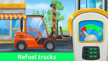 Screenshot 3: Build a House: Building Trucks