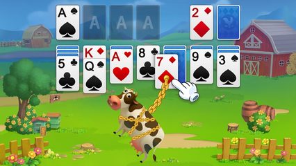 Screenshot 1: Solitaire - My Farm Friends