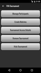 Screenshot 1: Tournament Manager