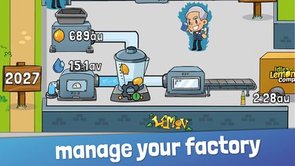 Screenshot 1: Idle Lemonade Tycoon Empire