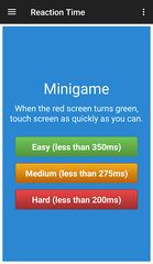Screenshot 2: Reaction Time