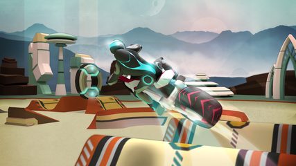 Screenshot 6: Gravity Rider: Space Bike Race