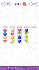Screenshot 3: Bubble Sort Color Puzzle Game