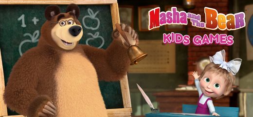 Screenshot 1: Masha and the Bear Kids Games 4+