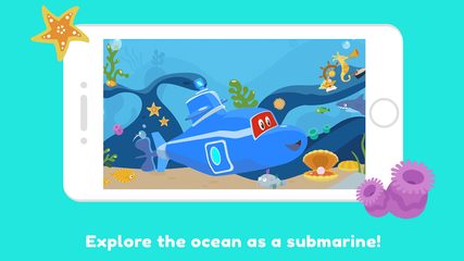 Screenshot 1: Carl the Submarine: Ocean Exploration for Kids