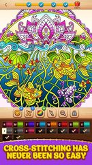 Screenshot 7: Cross Stitch Coloring Mandala