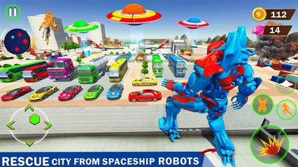 Screenshot 13: Bus Robot Car War - Robot Game