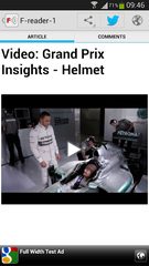 Screenshot 5: Freader1 - Formula Racing News