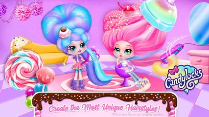 Screenshot 3: Candylocks Hair Salon - Style Cotton Candy Hair