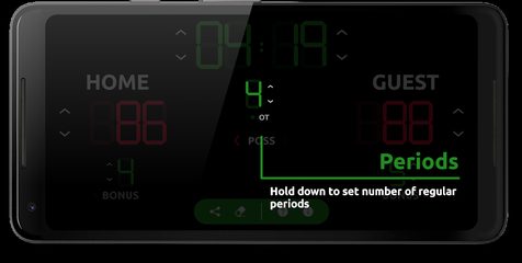 Screenshot 5: Basketball Scoreboard