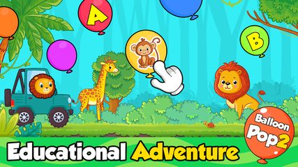 Screenshot 1: Balloon Pop Kids Learning Game