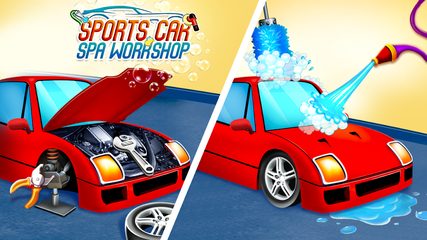 Screenshot 23: Kids Sports Car Wash Garage