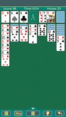 Screenshot 1: Solitaire Klondike classic.