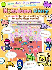 Screenshot 5: Kotodama Diary: weird words for comical creatures