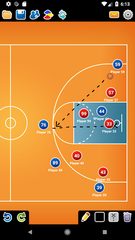 Screenshot 3: Coach Tactic Board: Basketball