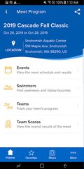 Screenshot 2: Meet Mobile: Swim
