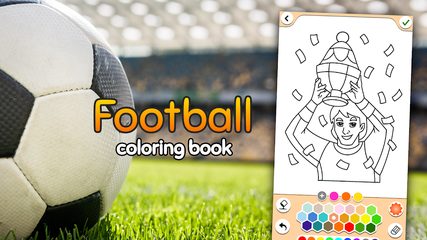 Screenshot 16: Football coloring book game