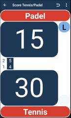 Screenshot 2: Score Tennis/Padel