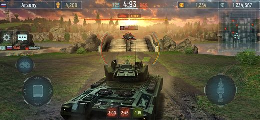 Screenshot 3: Modern Tanks: World of War PvP 12+
