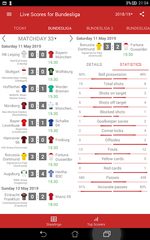 Screenshot 11: Live Scores for Bundesliga 2021/2022