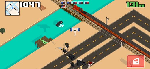 Screenshot 2: Smashy Road: Wanted 2 9+