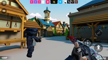 Screenshot 1: BLOCKFIELD — 5v5 PvP shooter