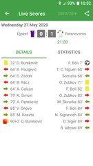 Screenshot 3: Live Scores for OTP Bank Liga 2021/2022