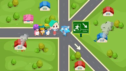 Screenshot 3: Baby Panda Earthquake Safety 2