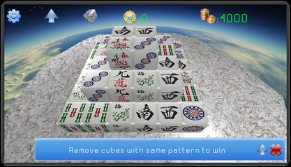 Screenshot 1: Mahjong 3D Cube Solitaire