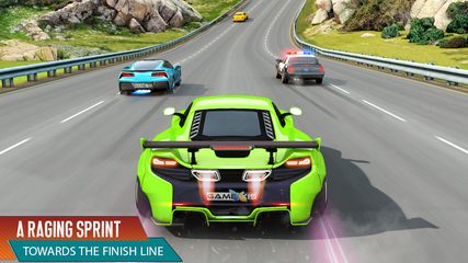 Screenshot 1: Crazy Car Racing : Racing Game