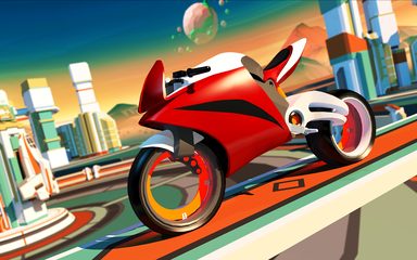 Screenshot 10: Gravity Rider: Space Bike Race