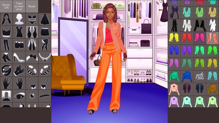 Screenshot 1: Fashionista Girl Dress up Game