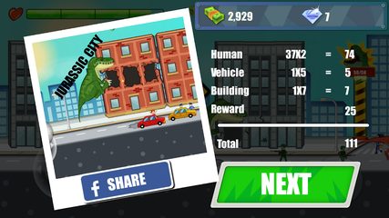 Screenshot 5: Jurassic Dinosaur City Rampage