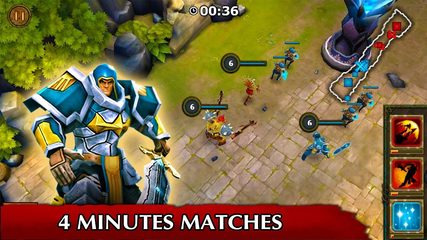 Screenshot 3: Legendary Heroes MOBA Offline